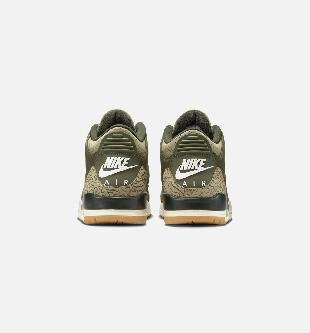 Air Jordan 3 Retro Men's Sneakers – Medium Olive