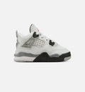 Air Jordan 4 Retro Infant & Toddler Sneakers – White Cement
