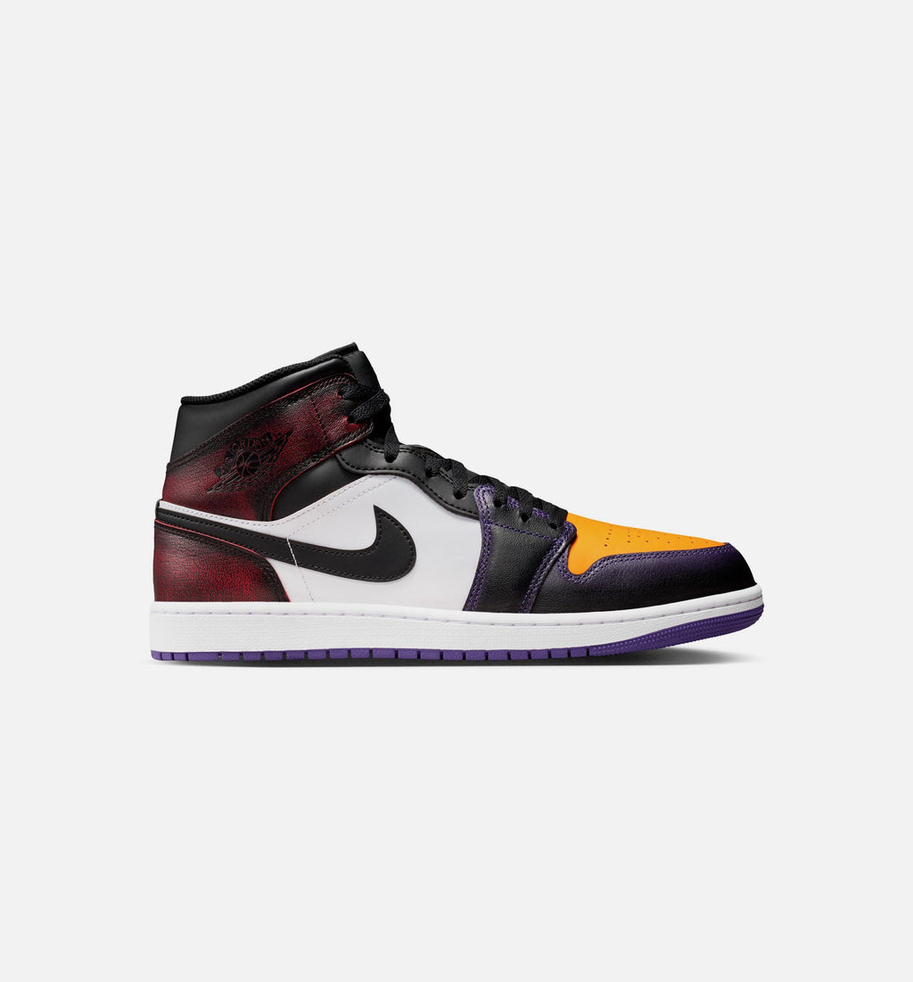 Air Jordan 1 Mid SE Men's Sneakers – True Red/Court Purple