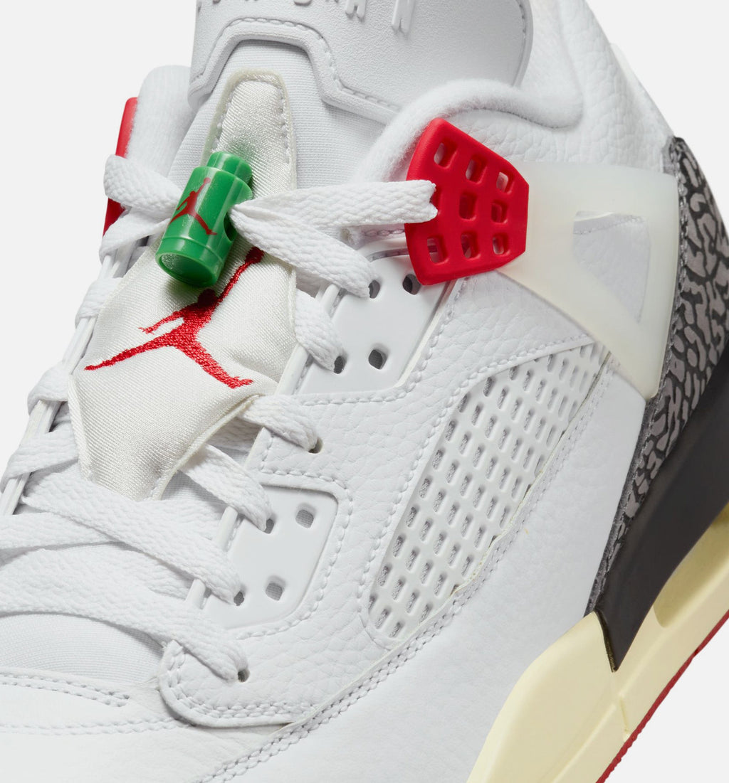 Spizike Low Men's Sneakers – White/Black/Sail/Varsity Red