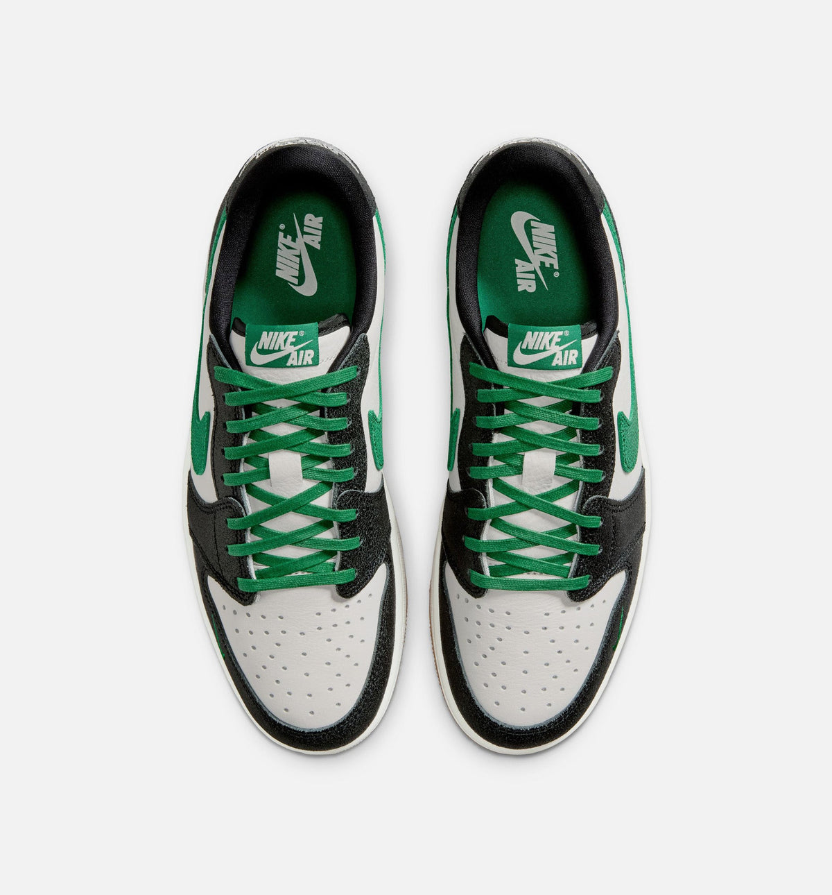 Air Jordan 1 Retro Low OG Men's Sneakers – Phantom/Pine Green
