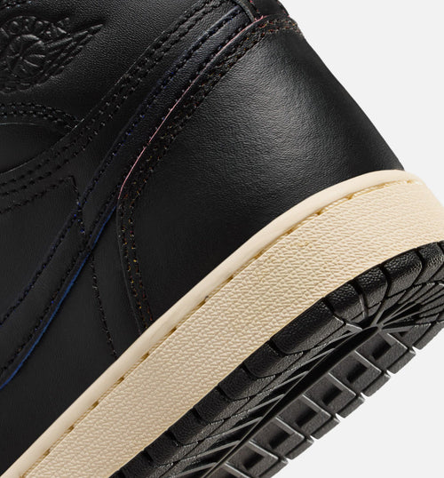 Air Jordan 1 Retro High OG Grade School Sneakers – Black/Muslin