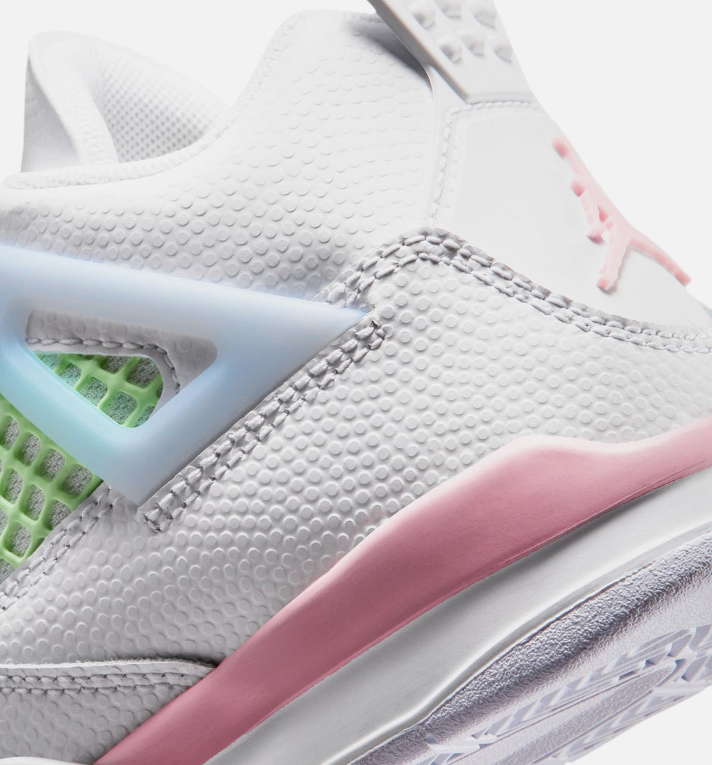 Air Jordan 4 Retro Preschool Sneakers – Medium Soft Pink