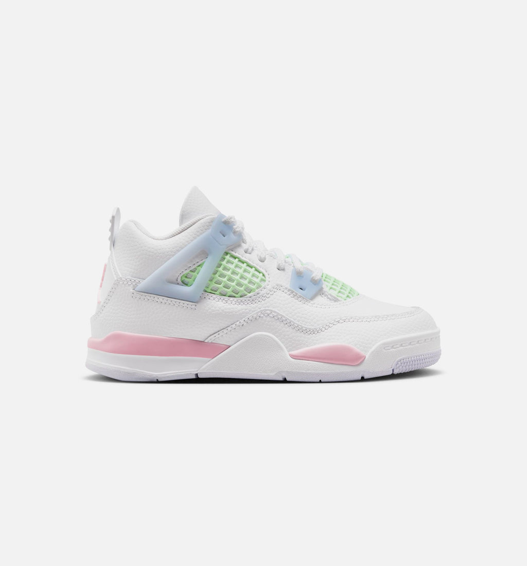 Air Jordan 4 Retro Preschool Sneakers – Medium Soft Pink