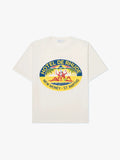 Rhude Hotel De Rhude St.Barths Vacation Graphic Oversized T‑Shirt Off‑White