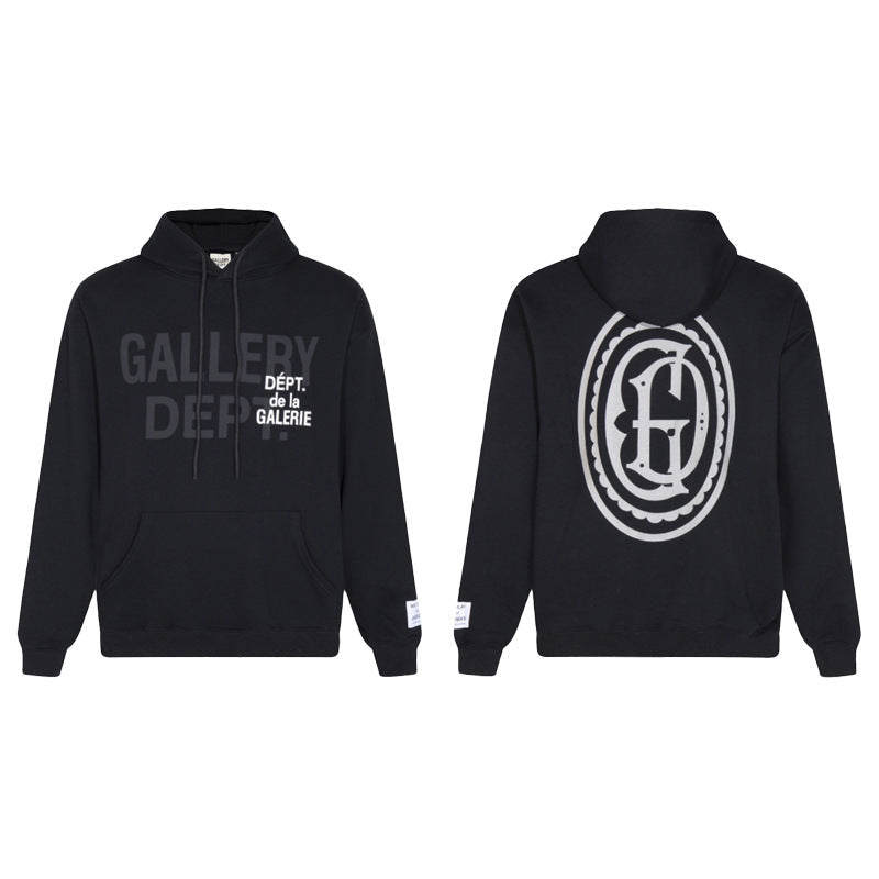 Gallery Dept Hoodie Alphabet Slogan Pattern Printed Hooded Sweater
