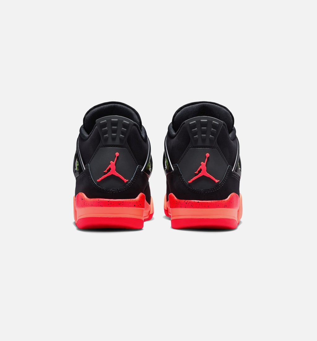 Air Jordan 4 Retro Grade School Sneakers – Black Infrared 23