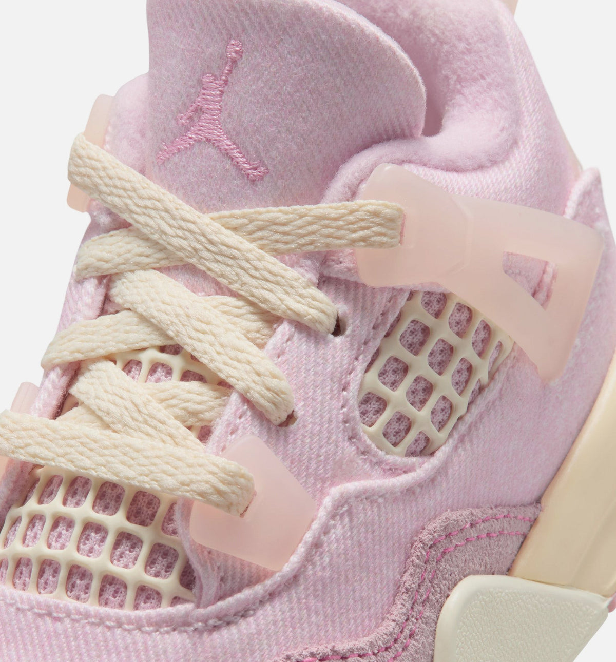 Air Jordan 4 Retro Infant & Toddler Sneakers – Pink Pearl/Iced Carmine
