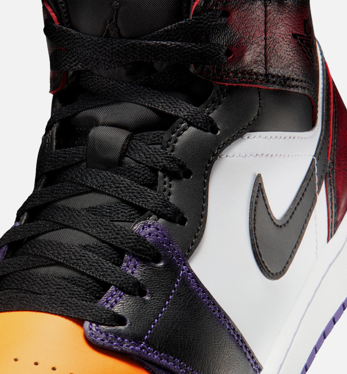 Air Jordan 1 Mid SE Men's Sneakers – True Red/Court Purple