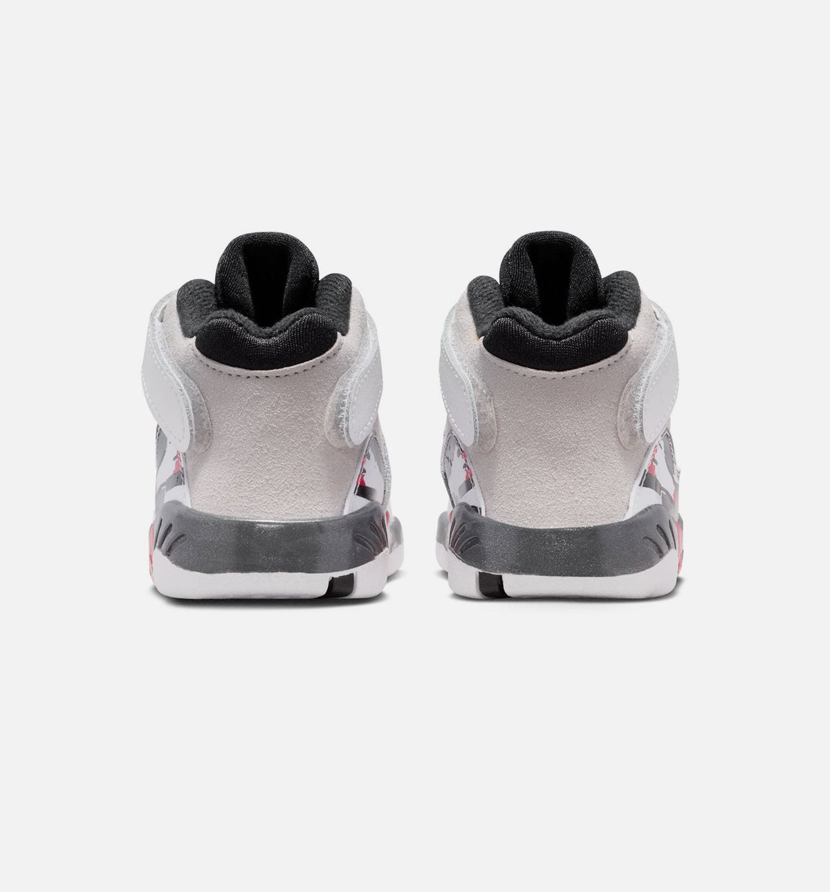 Air Jordan 8 Retro Infant & Toddler Sneakers – White/True Red