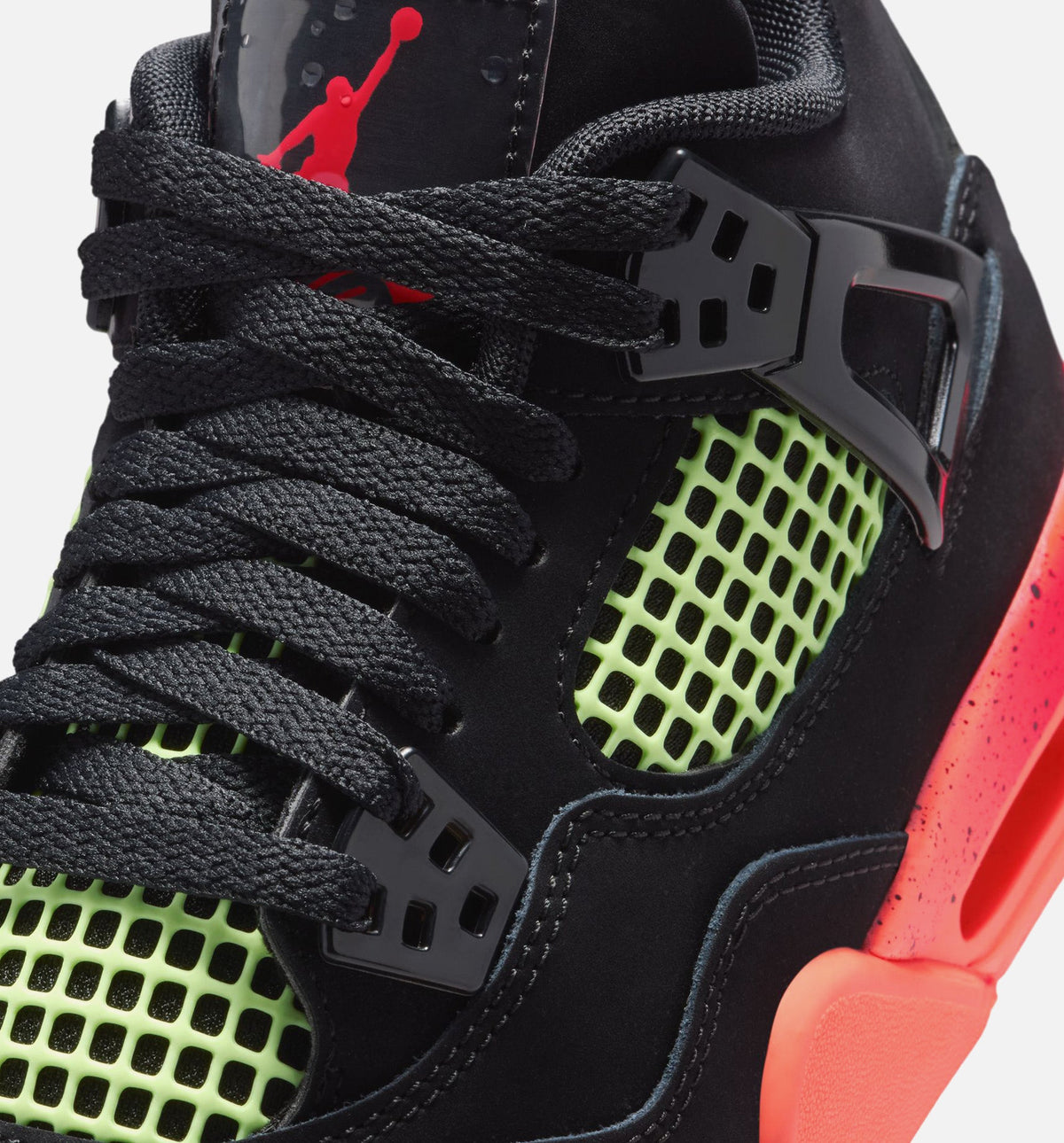 Air Jordan 4 Retro Grade School Sneakers – Black Infrared 23