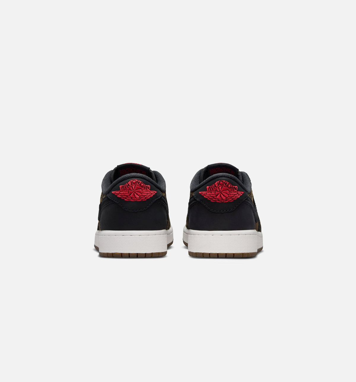 Air Jordan 1 Retro Low OG Grade School Sneakers – Laser Black/Varsity Red