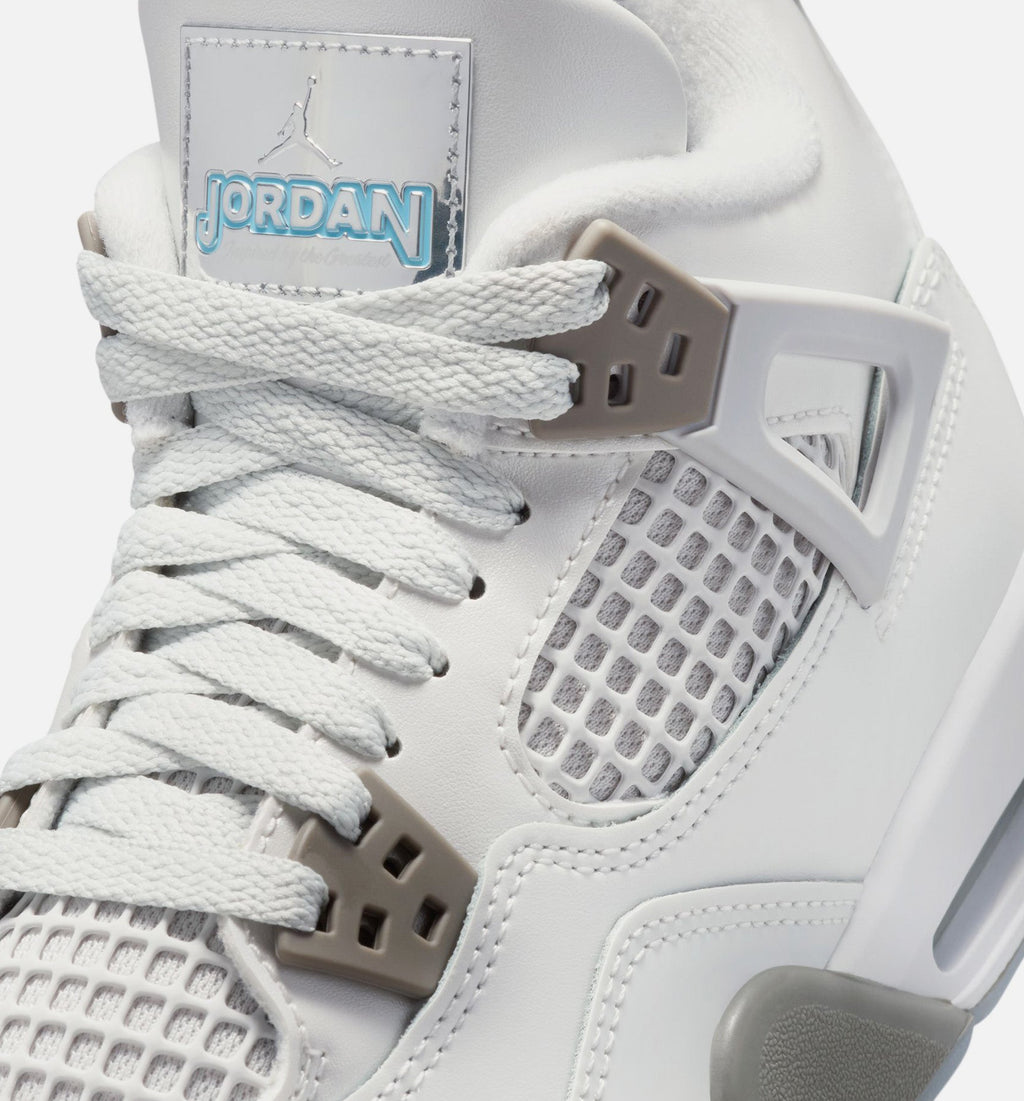 Air Jordan 4 Retro Grade School Sneakers – Blue Chill