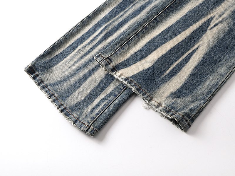 Purple Brand Blue Washed Flare Jeans