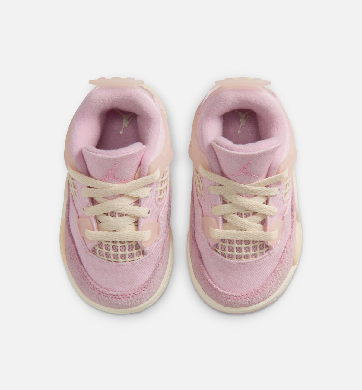 Air Jordan 4 Retro Infant & Toddler Sneakers – Pink Pearl/Iced Carmine