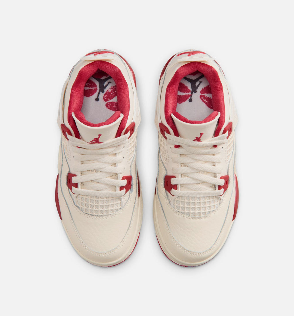 Air Jordan 4 Retro Preschool Sneakers – Valentine's Day