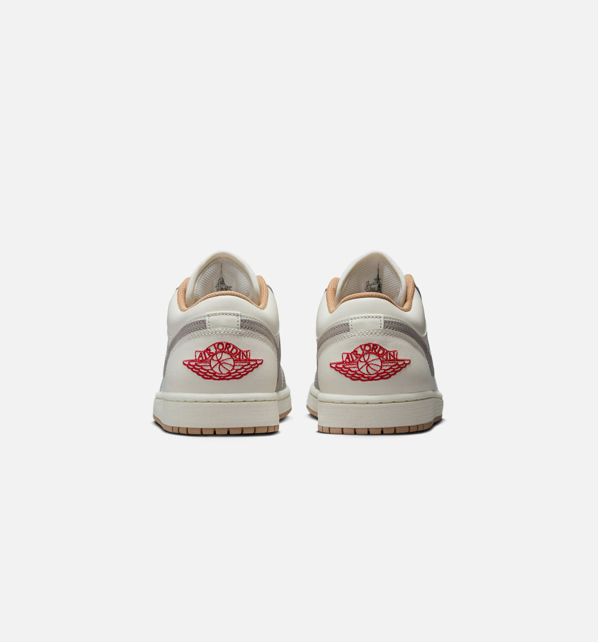 Air Jordan 1 Low Men's Sneakers – Sail/Fire Red