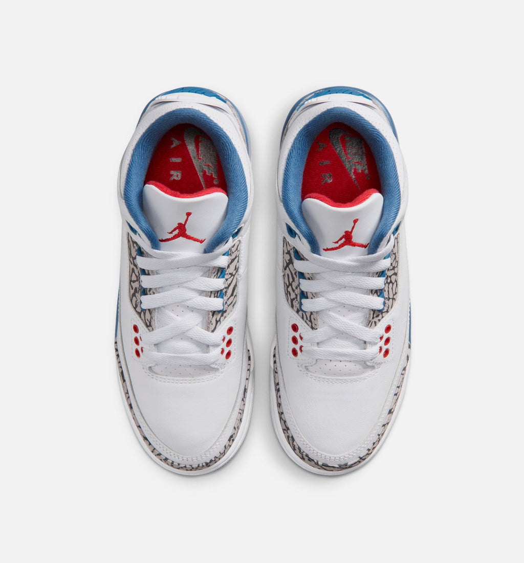 Air Jordan 3 Retro OG Grade School Sneakers – True Blue
