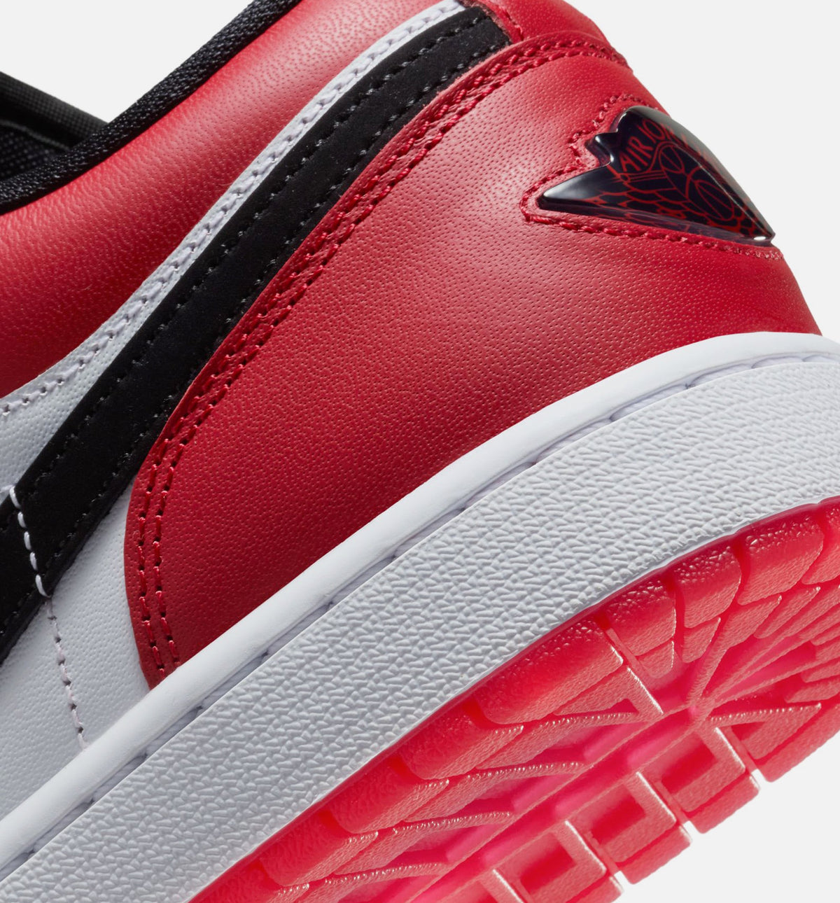 Air Jordan 1 Low SE Men's Sneakers – White/Varsity Red/Black