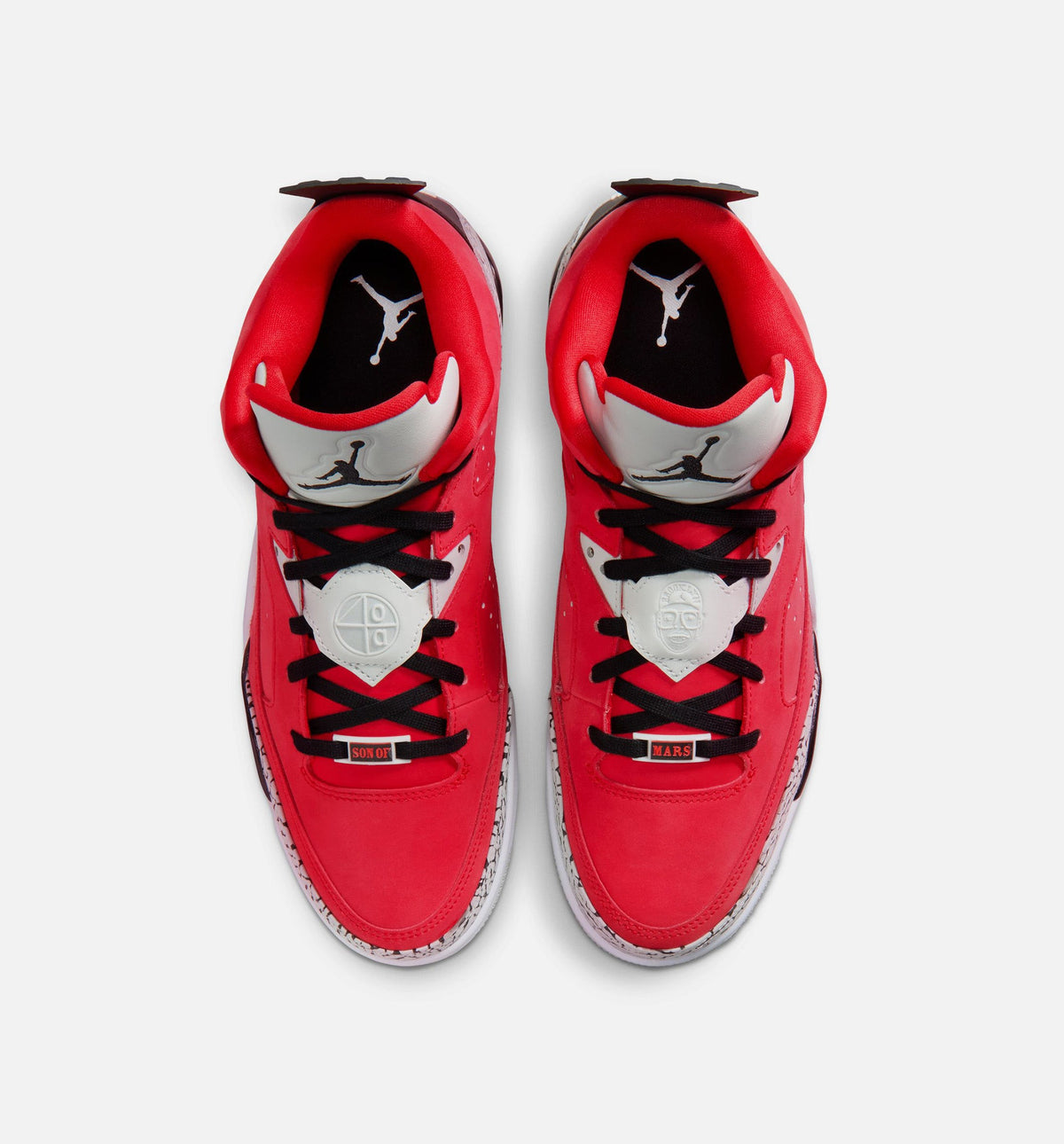 Son of Mars Low Men's Sneakers – Fire Red/Black