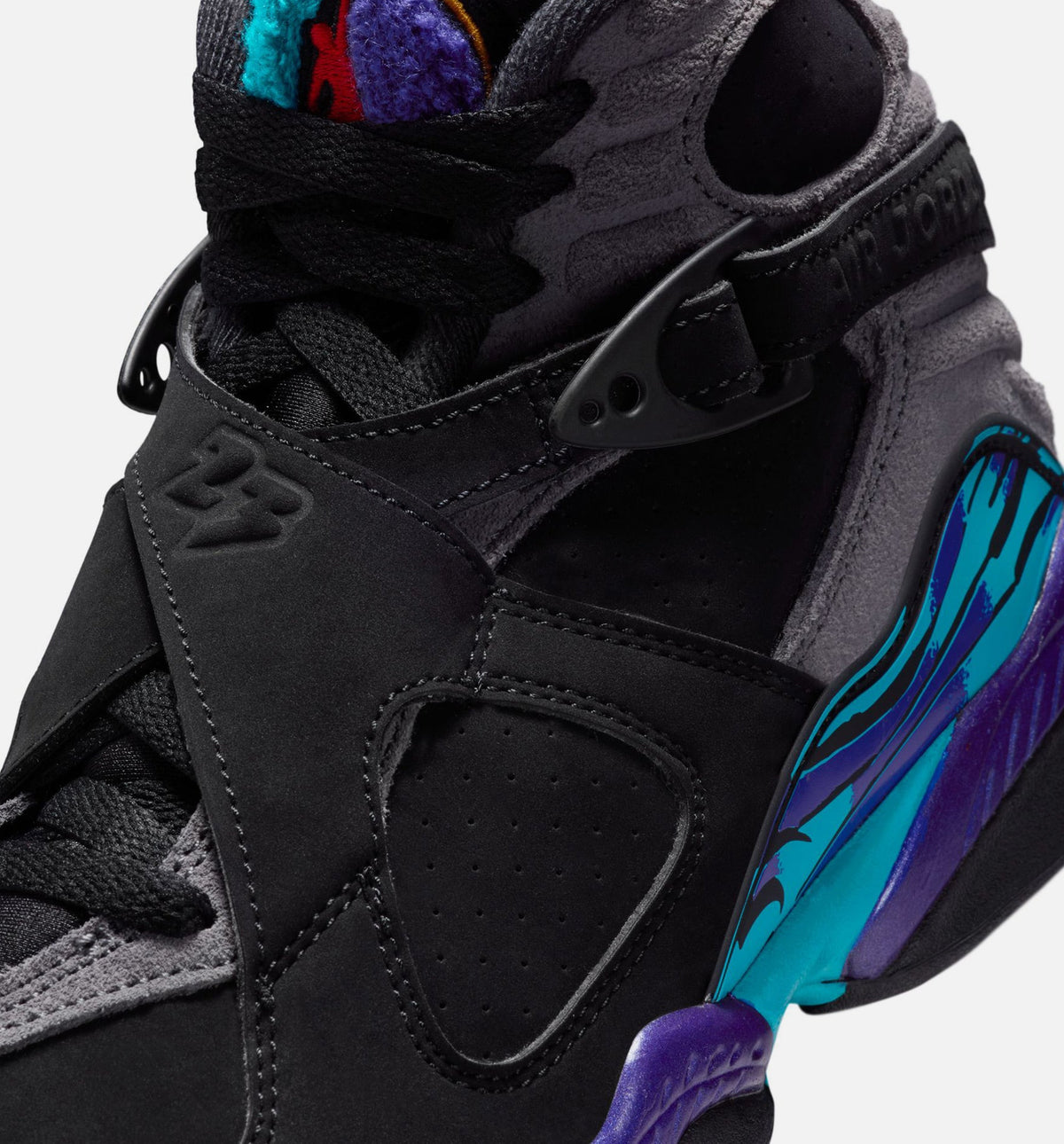 Air Jordan 8 Retro Grade School Sneakers – Aqua