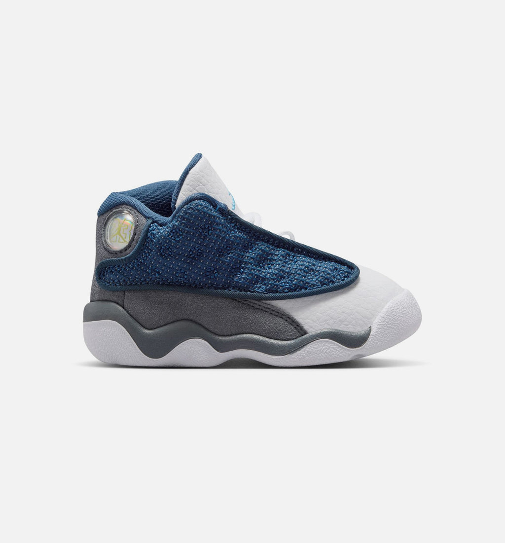 Air Jordan 13 Retro Infant & Toddler Sneakers – Navy/Flint Grey