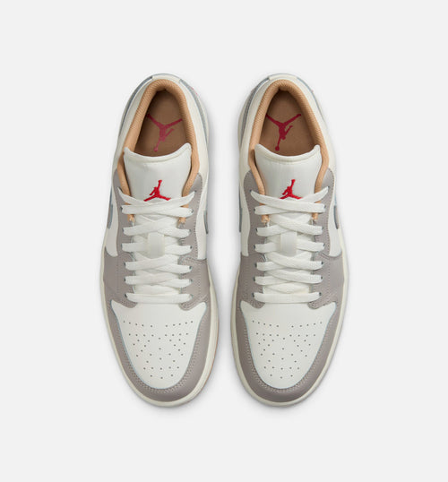 Air Jordan 1 Low Men's Sneakers – Sail/Fire Red