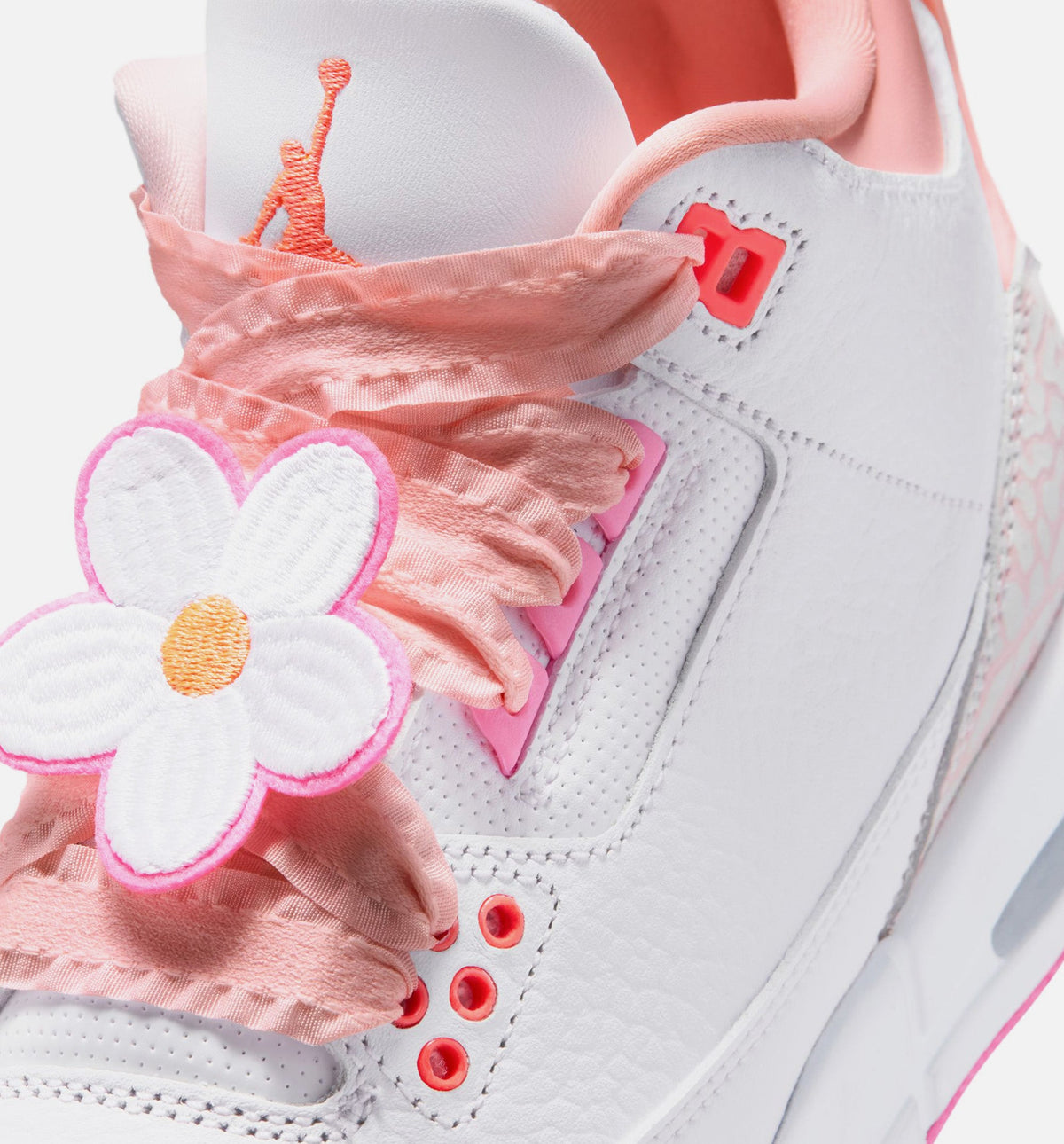 Air Jordan 3 Retro Grade School Sneakers – Spring Flowers