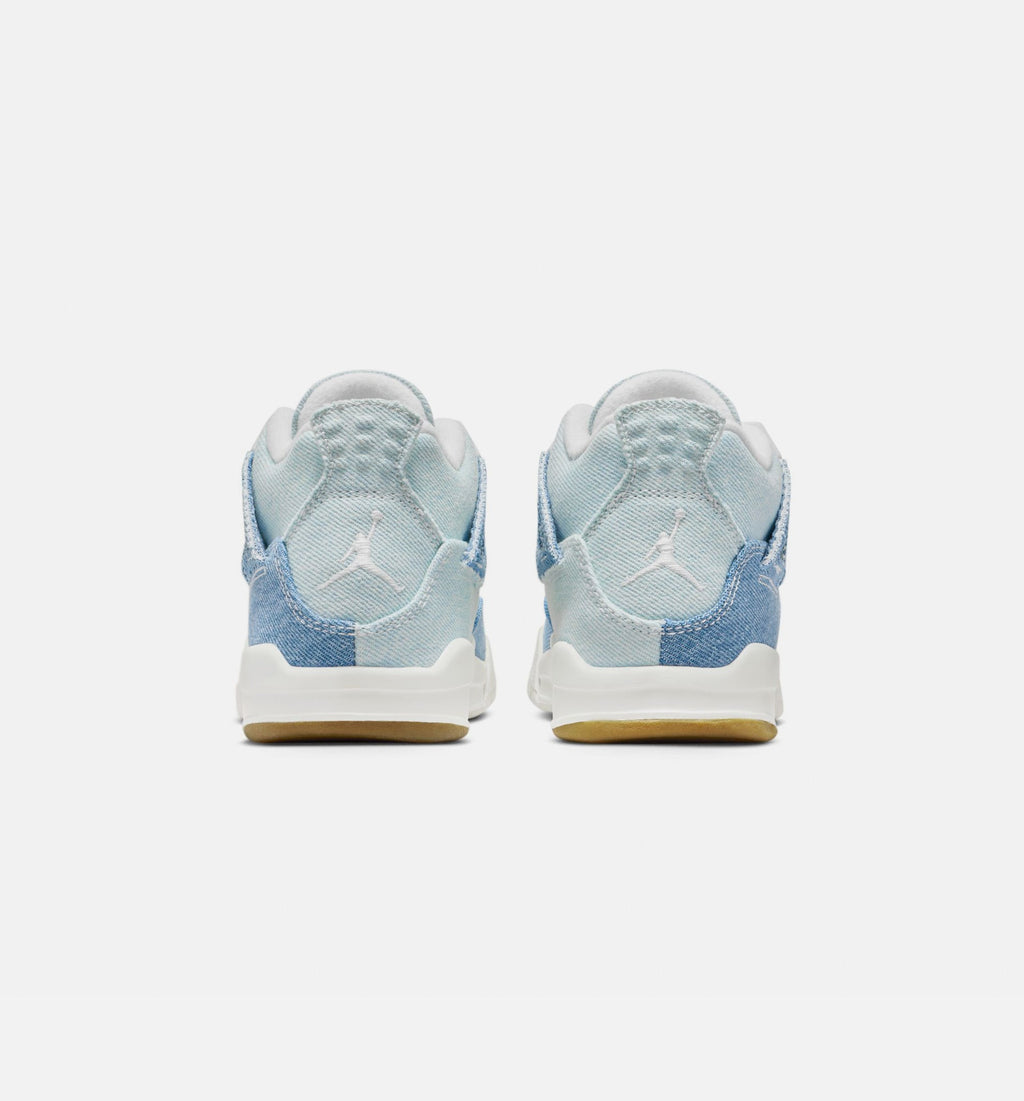 Air Jordan 4 Retro Preschool Sneakers – Worn Blue
