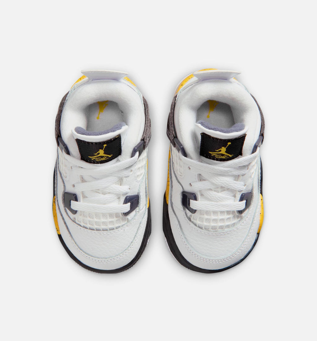Air Jordan 4 Retro Infant & Toddler Sneakers – Rare Air Tour Yellow