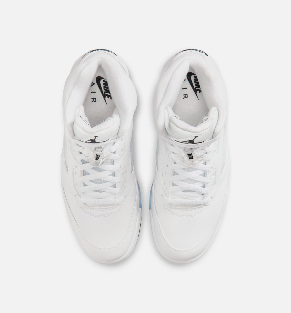 Air Jordan 5 Retro OG Men's Sneakers – White Metallic