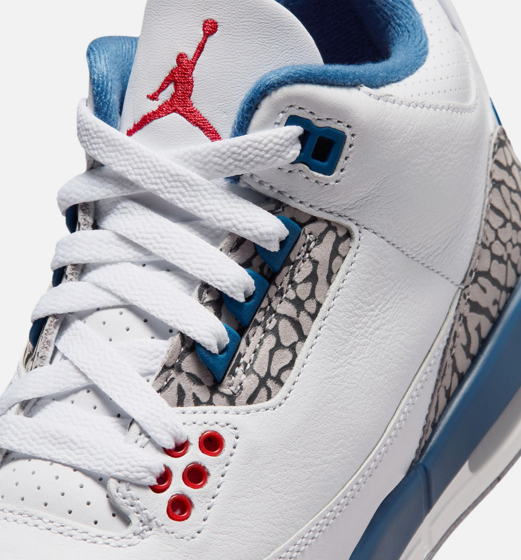 Air Jordan 3 Retro OG Grade School Sneakers – True Blue