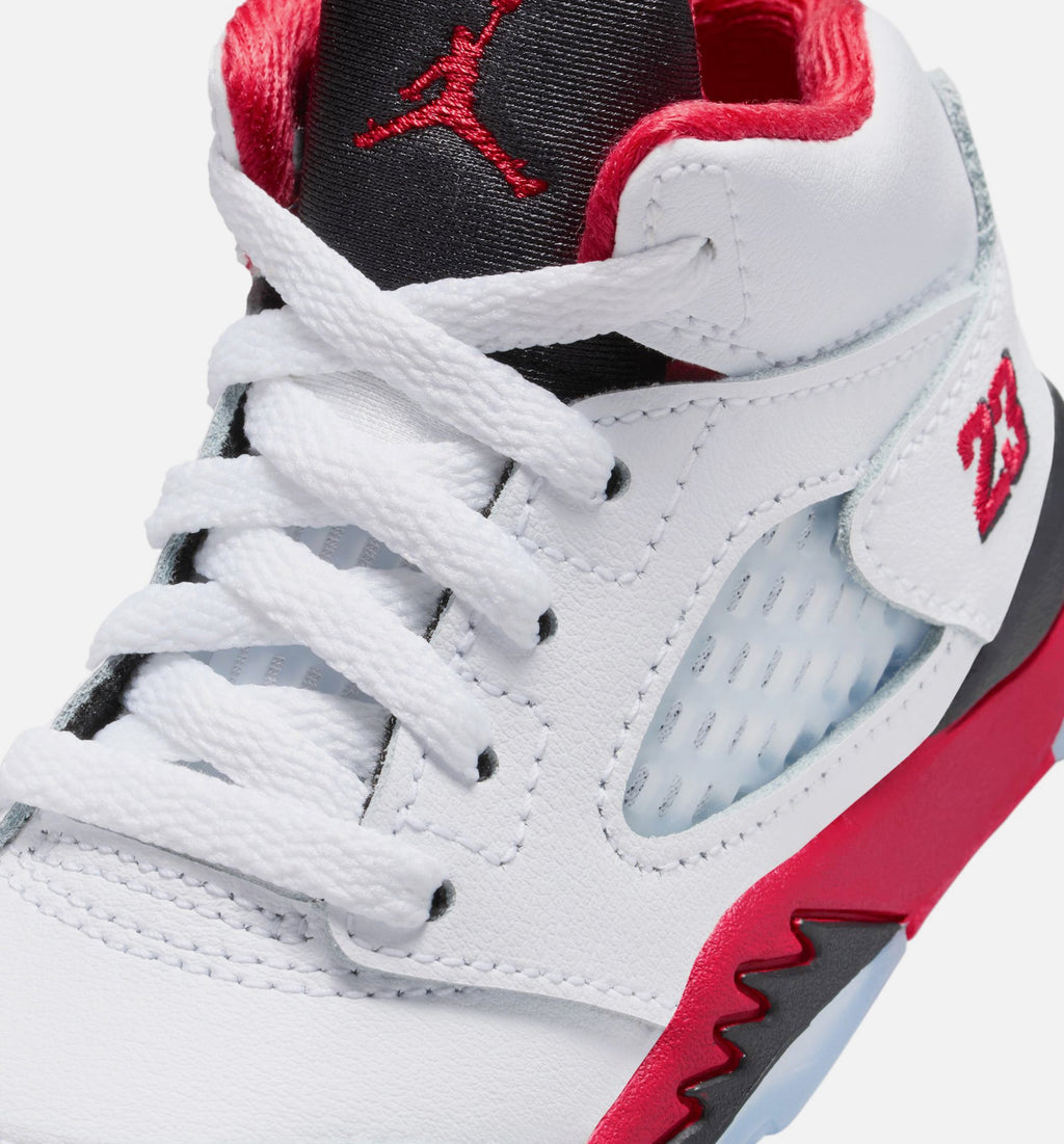 Air Jordan 5 Retro Infant & Toddler Sneakers – Fire Red