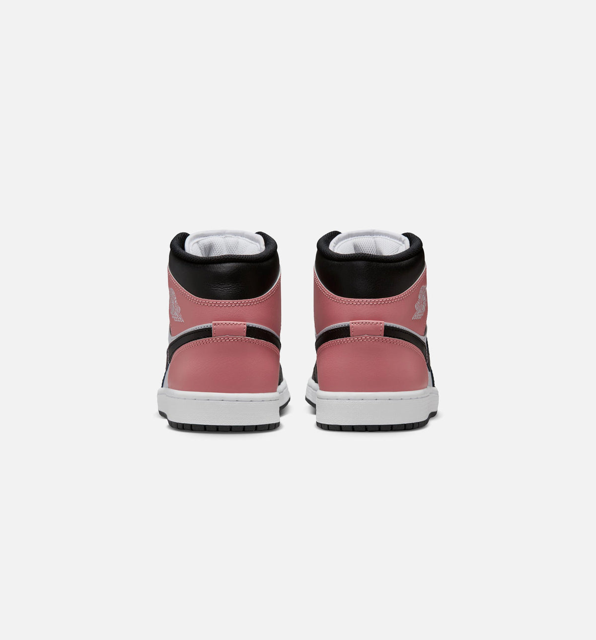 Air Jordan 1 Mid Men's Sneakers – White/Rust Pink/Black