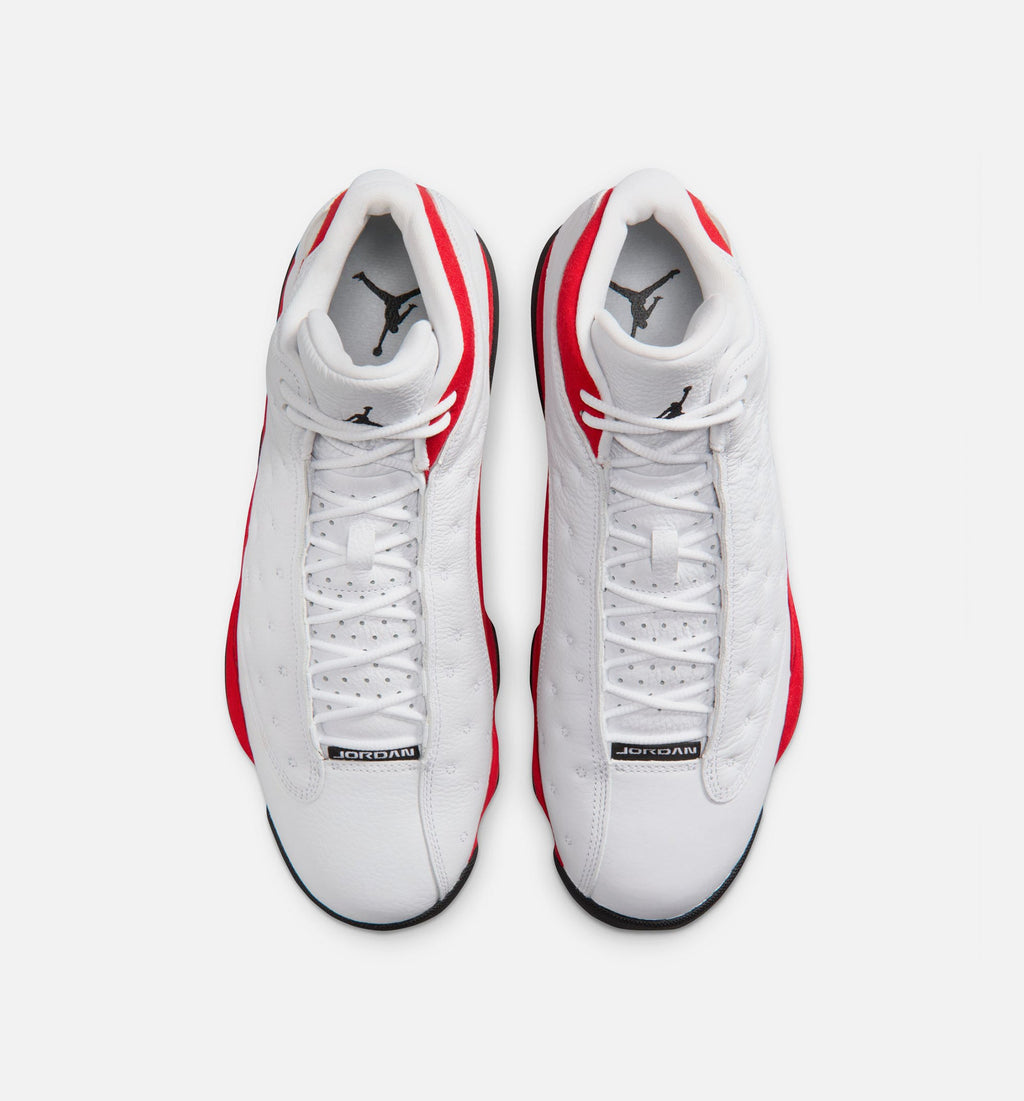 Air Jordan 13 Retro Men's Sneakers – White/University Red