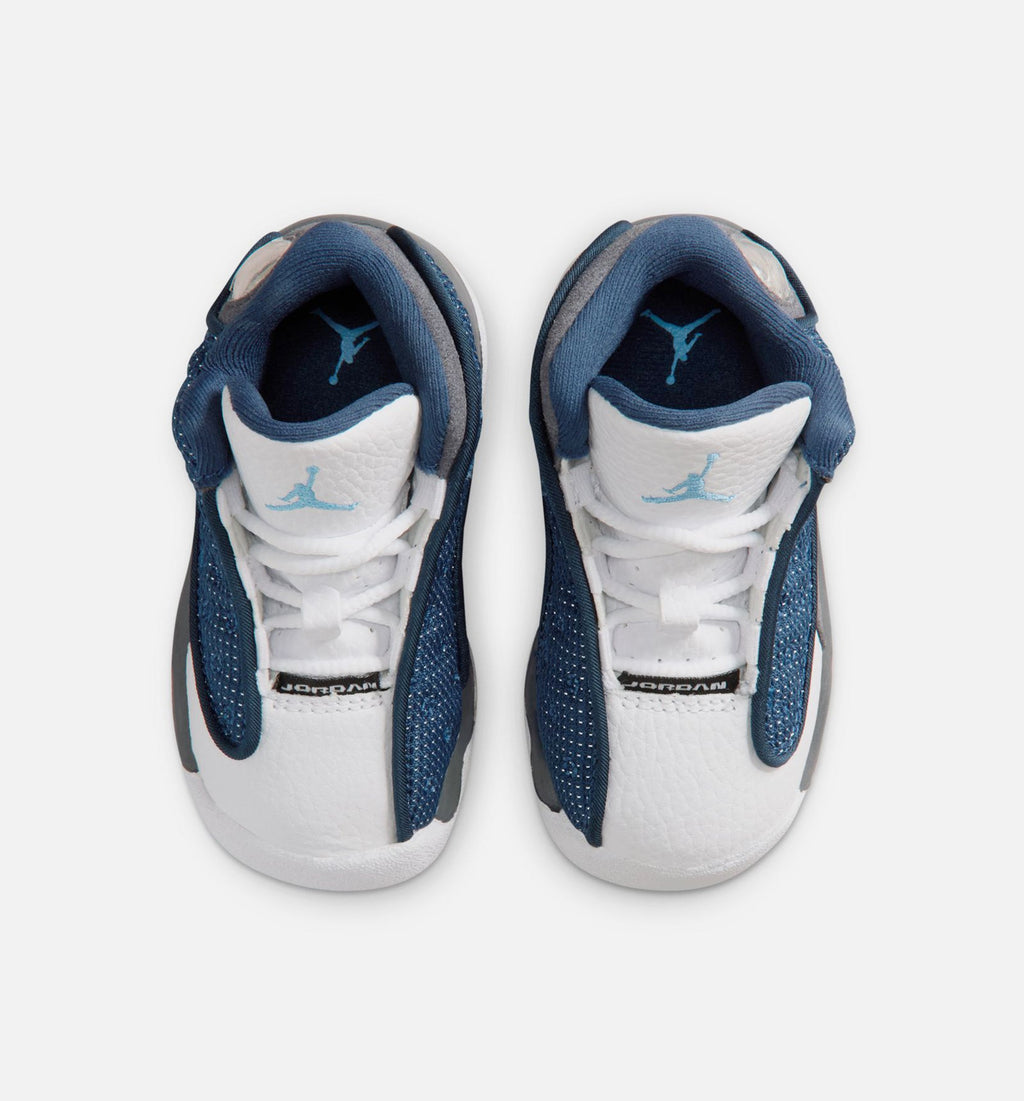 Air Jordan 13 Retro Infant & Toddler Sneakers – Navy/Flint Grey