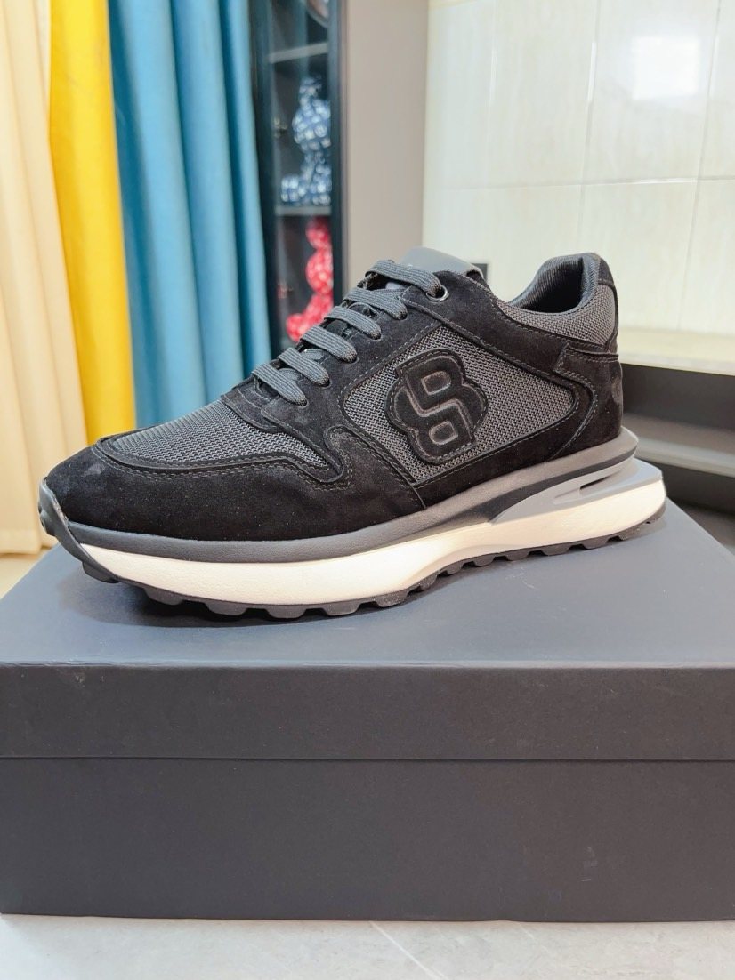 Hugo Boss Men's Layered Low-Top Sneakers